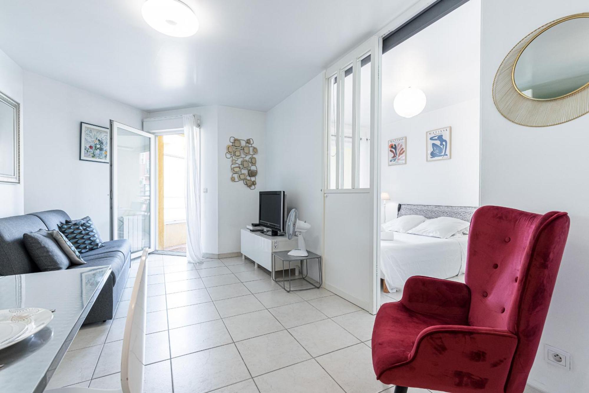 Quiet 1 Bdr Port! Close Place Du Pin Garibaldi Nice Exterior foto